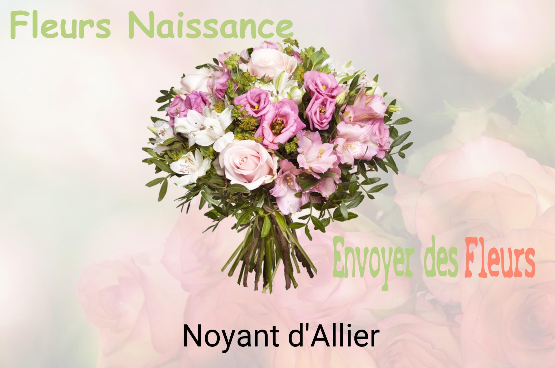 Bouquet de fleurs de naissance livré à Noyant-d'Allier